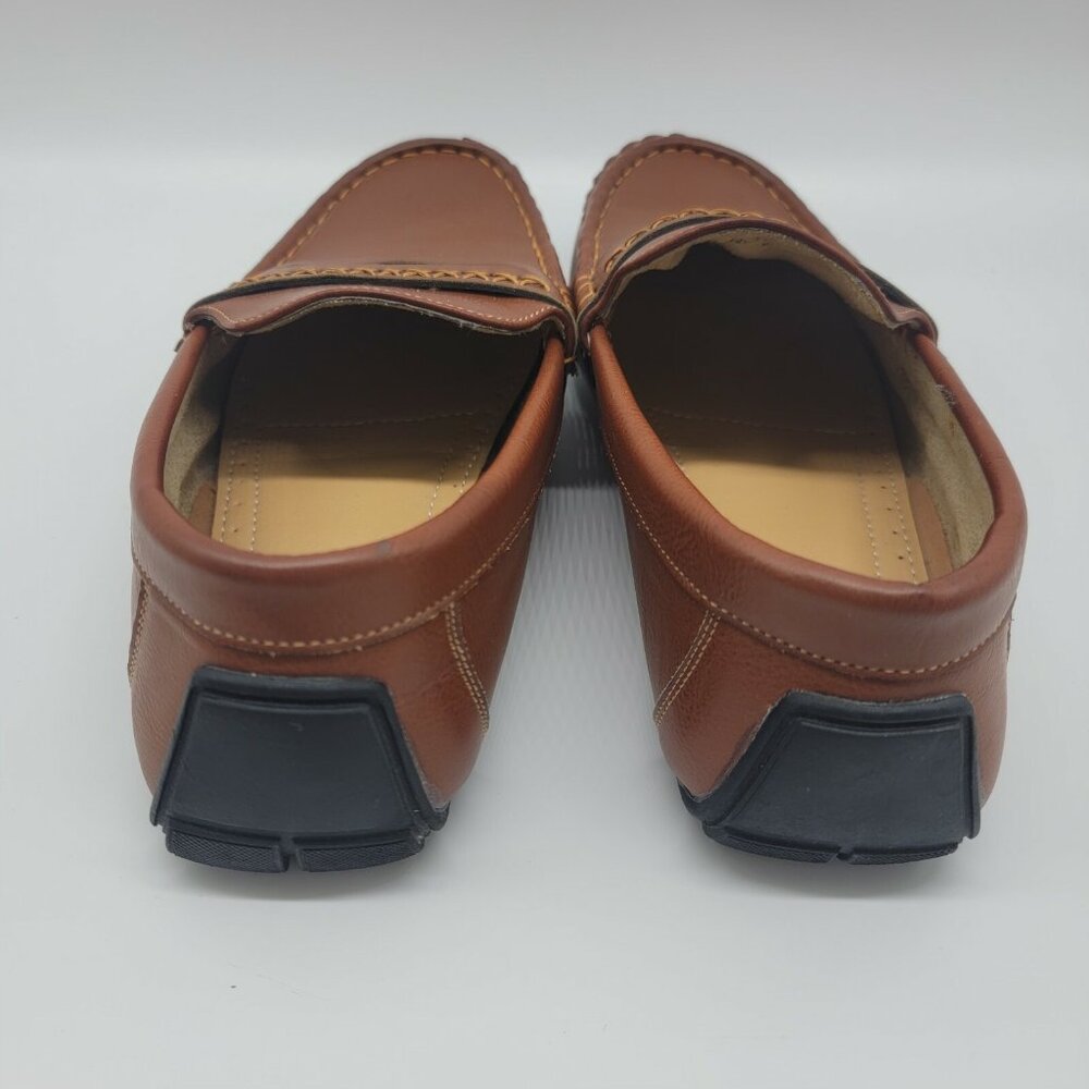 American Exchange Flat Comfort Slip On Size 6 Brown Womens Loafers - Picture 4 of 7